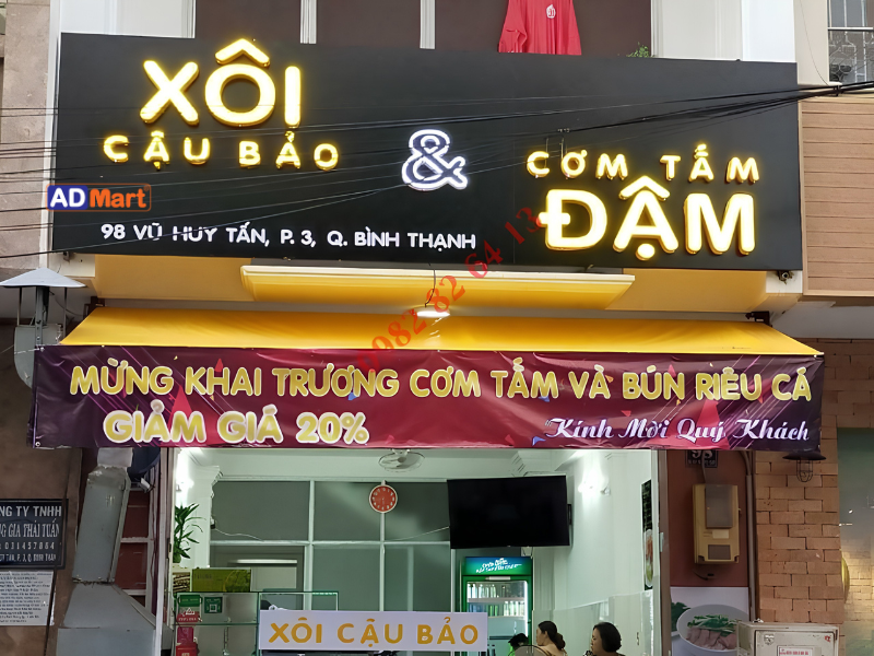 Tại sao nên đầu tư bảng hiệu xôi