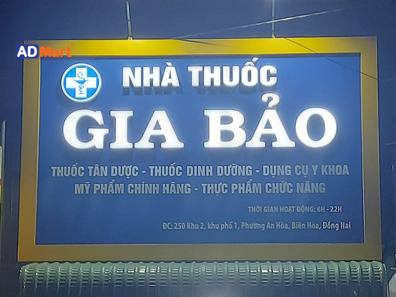 Vì sao bảng hiệu alu chữ nổi đèn LED được ưa chuộng?