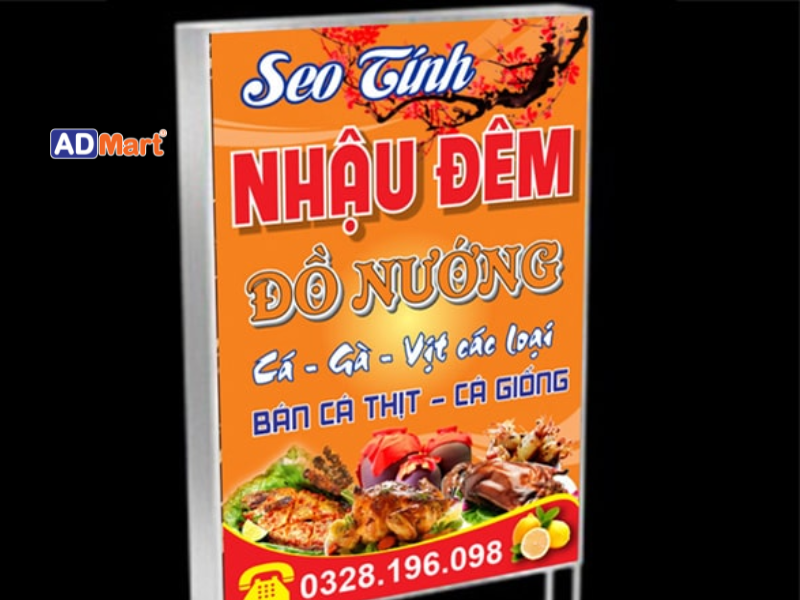 Vì sao nên ưu tiên vật tư chất lượng khi làm bảng hiệu ăn đêm?
