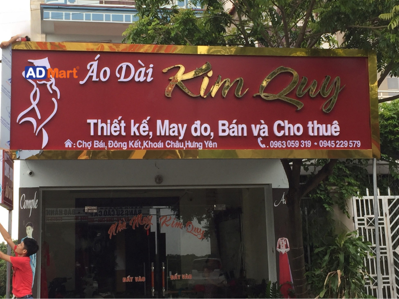 Bảng hiệu áo dài là gì?