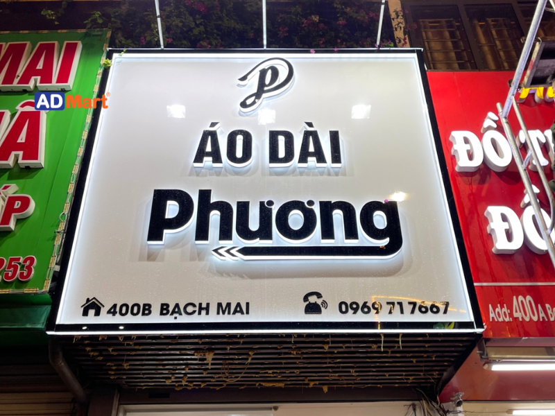 Bảng hiệu áo dài là gì? Một số mẫu bảng hiệu áo dài