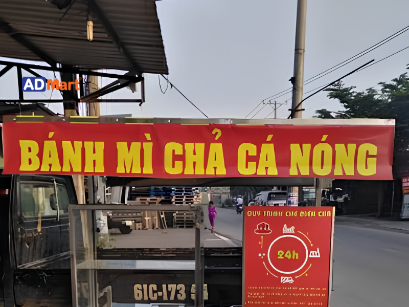 Bảng hiệu bánh mì chả cá là gì?