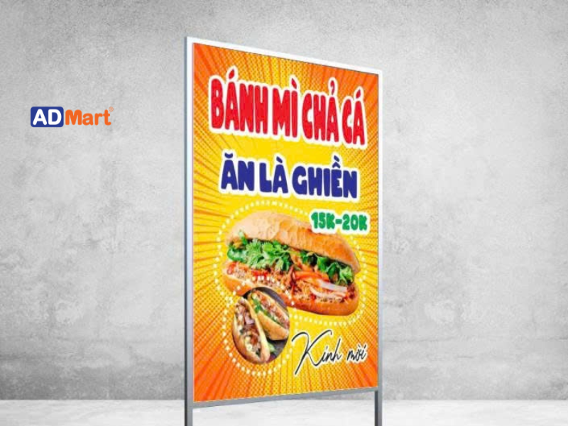 Vì sao cửa hàng bánh mì chả cá cần đầu tư bảng hiệu chuyên nghiệp?