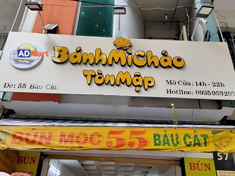 Những mẫu bảng hiệu bánh mì chảo được ưa chuộng hiện nay