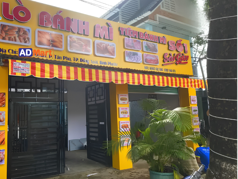 Vai trò của bảng hiệu bánh mì nóng