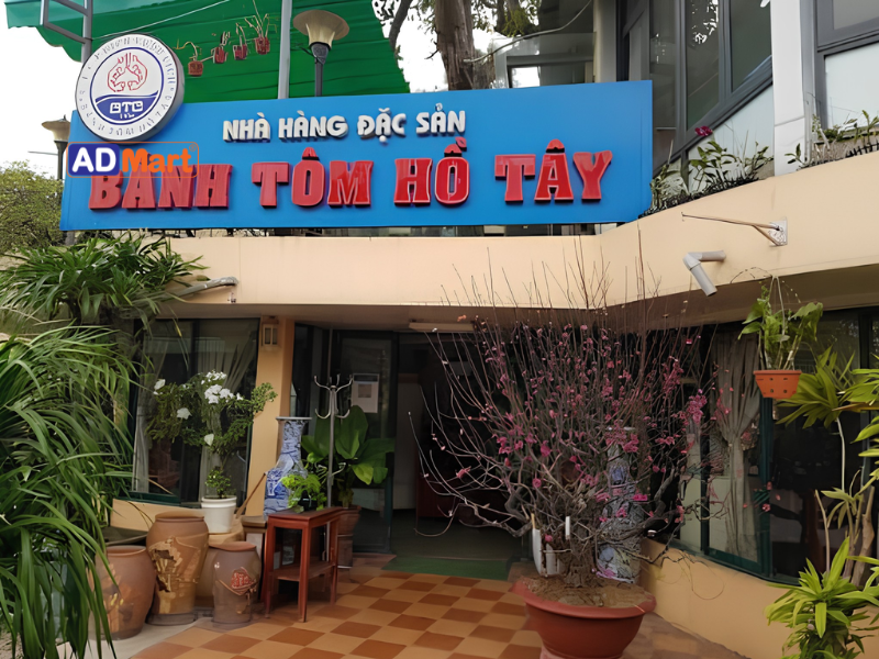 Một số vật tư làm bảng hiệu bánh tôm bền đẹp