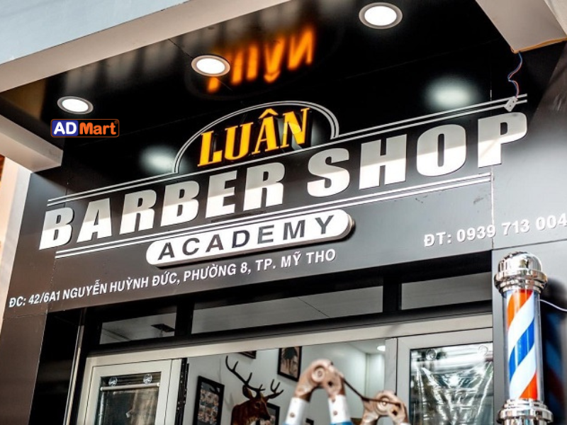 5 Mẫu bảng hiệu Barber đẹp, hiện đại giúp thu hút khách 2026