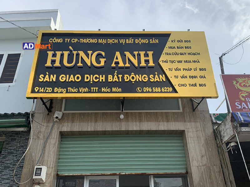 Ưu điểm khi sử dụng bảng hiệu BĐS