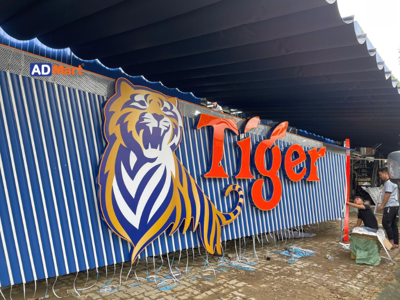 Bảng hiệu bia tiger là gì?