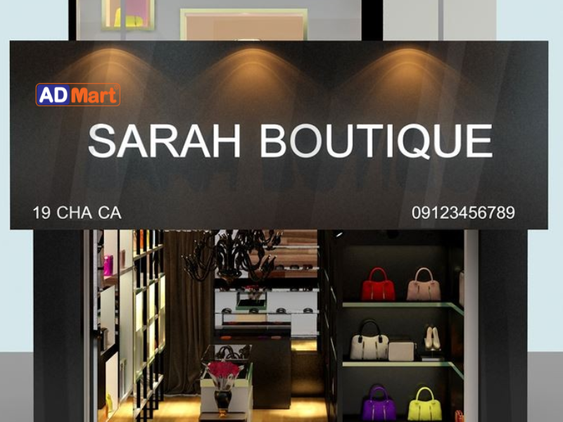 Bảng hiệu boutique là gì?