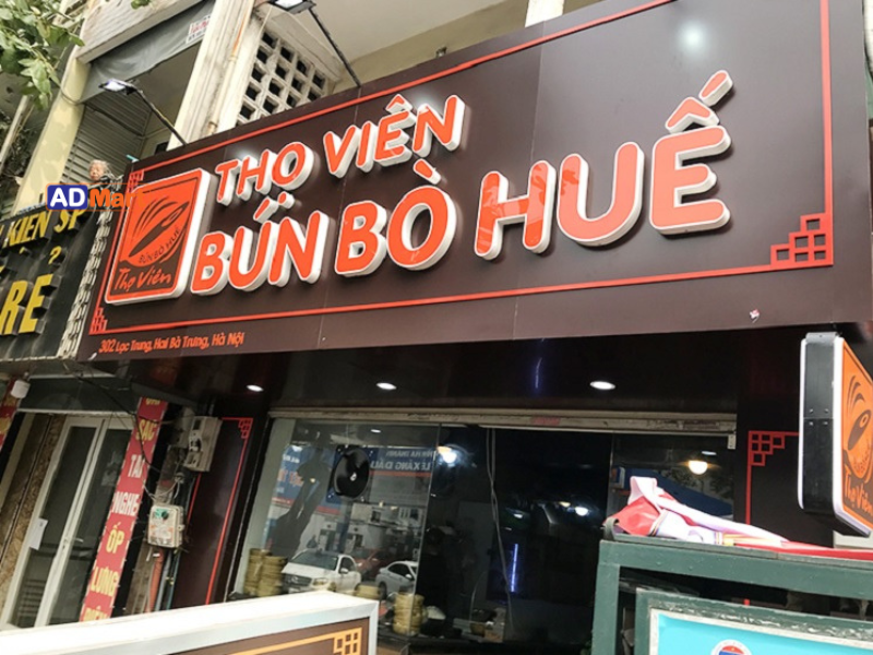 Bảng hiệu bún bò là gì?