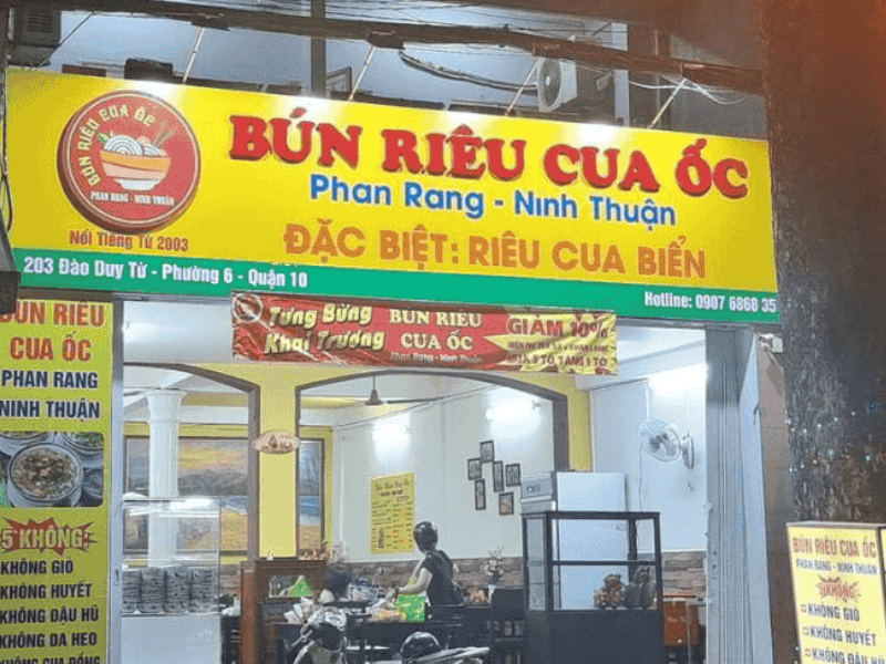 Tiêu chí lựa chọn bảng hiệu bún ốc phù hợp