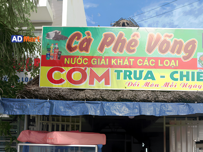 Gợi ý các mẫu bảng hiệu cà phê võng thu hút khách hiện nay
