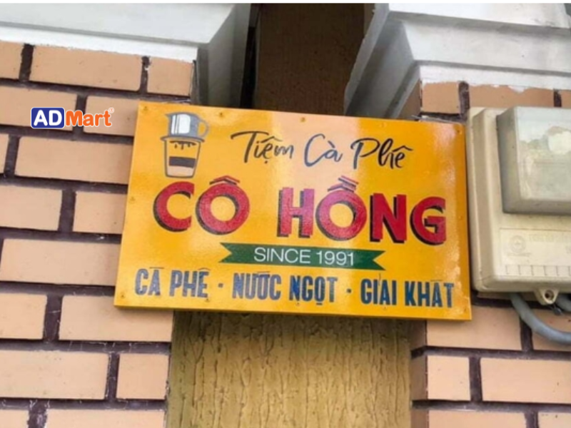 Bảng hiệu cà phê xưa là gì?