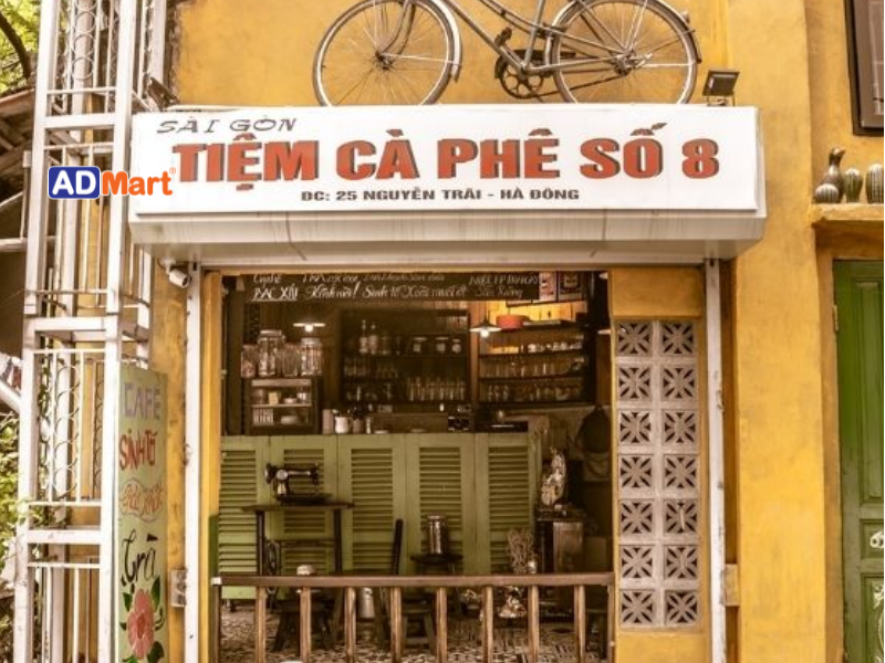 Vì sao bảng hiệu cà phê xưa được nhiều chủ quán lựa chọn?