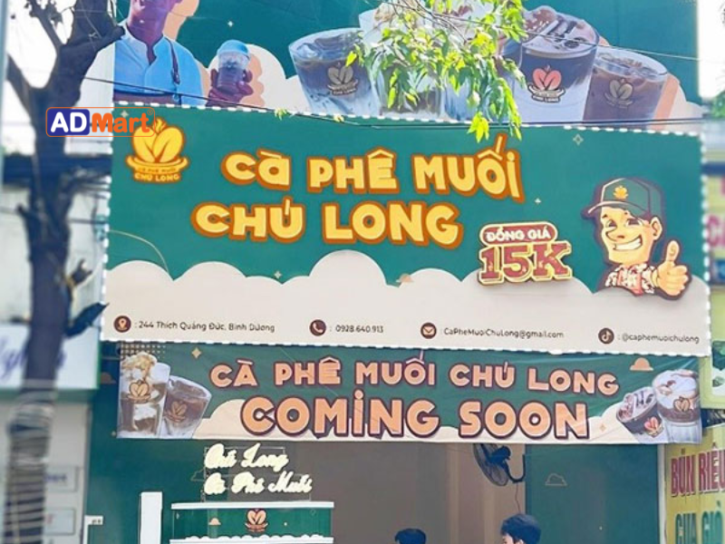 Những chất liệu thường được sử dụng cho bảng hiệu cafe vintage