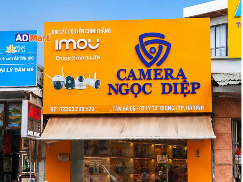 Kinh nghiệm làm bảng hiệu camera imou đẹp và chuyên nghiệp