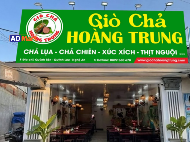 Bảng hiệu chả lụa là gì? Tiêu chí lựa chọn vật tư cho bảng hiệu chả lụa