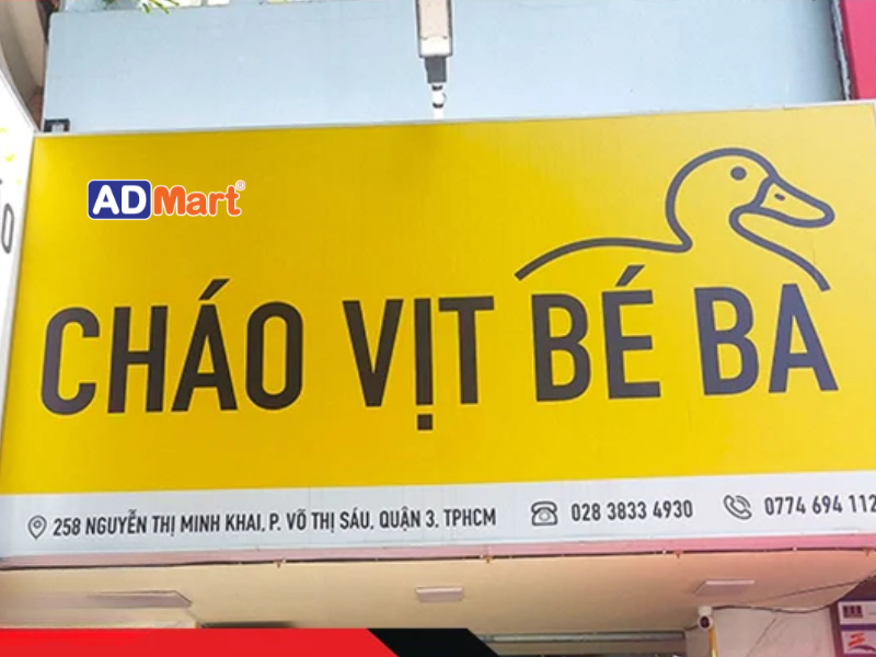Kinh nghiệm lựa chọn bảng hiệu cháo vịt phù hợp