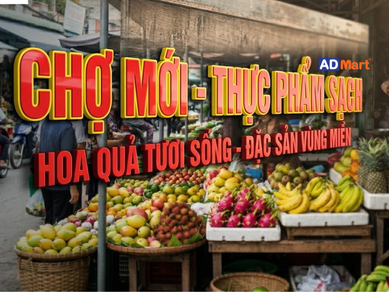 Bảng hiệu chợ là gì? Các mẫu bảng hiệu chợ được ưa chuộng hiện nay
