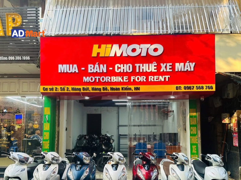 Tại sao cửa hàng cần phải có bảng hiệu cho thuê xe rõ ràng?