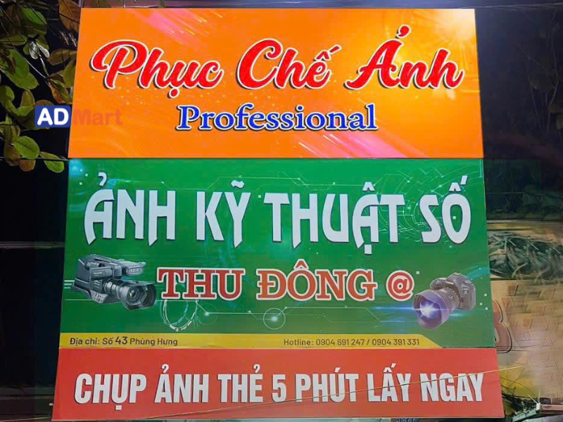 Ưu điểm của bảng hiệu chụp ảnh thẻ
