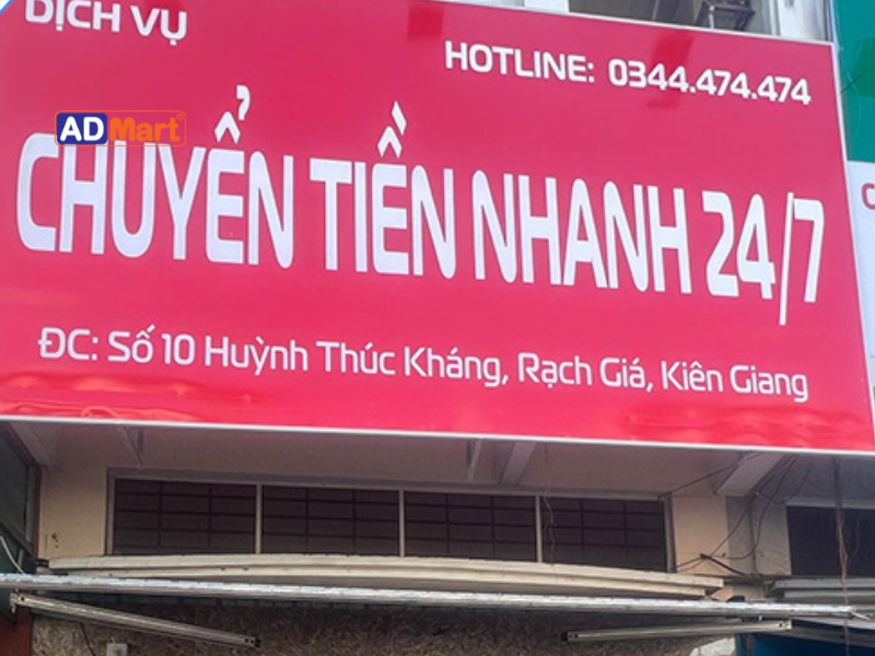 Bảng hiệu chuyển tiền nhanh có vai trò gì?
