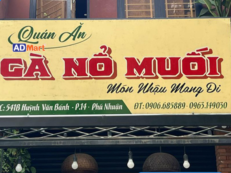 Những lưu ý khi thiết kế bảng hiệu cổ điển