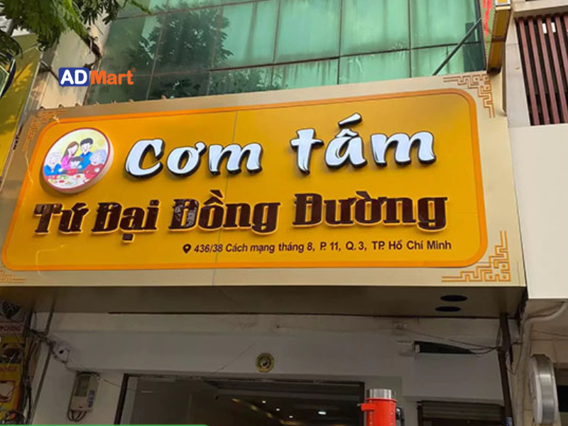 Một số lưu ý "cốt lõi" khi lựa chọn bảng hiệu cơm gà