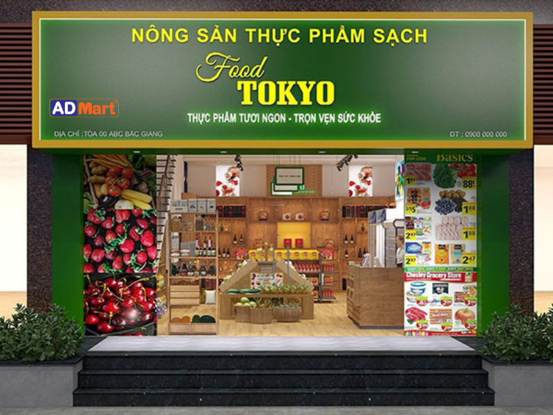 Các mẫu bảng hiệu cửa hàng phổ biến hiện nay