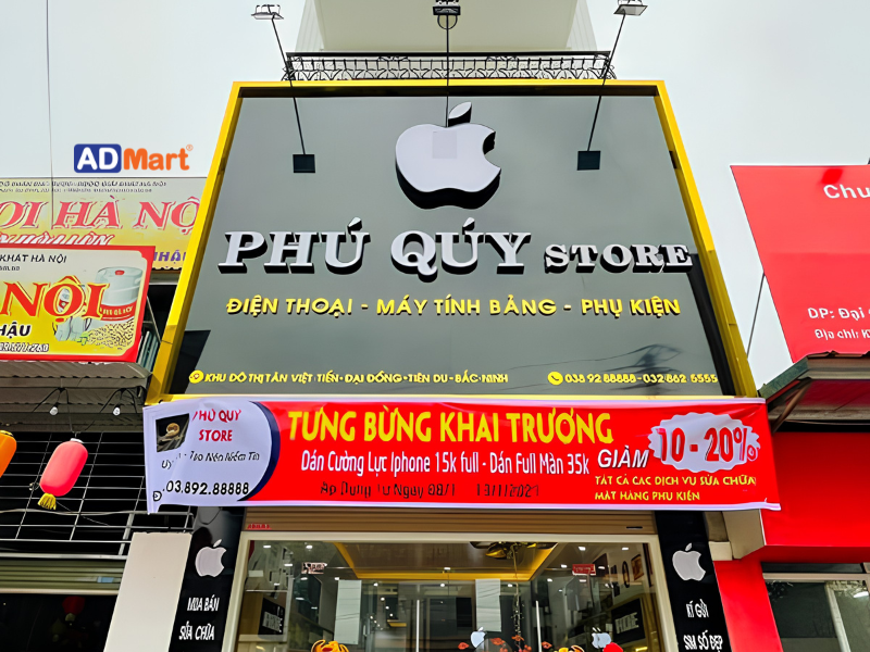 Một số mẫu biển hiệu cửa hàng điện thoại được ưa chuộng