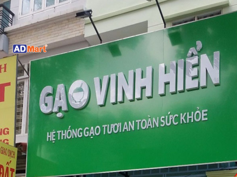 Kinh nghiệm lựa chọn bảng hiệu cửa hàng gạo phù hợp