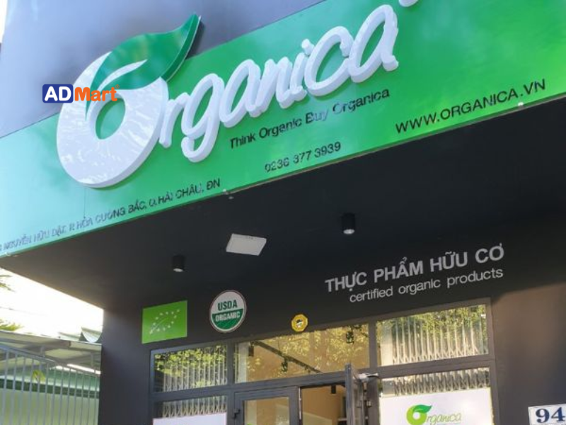 Bảng hiệu cửa hàng organic là gì?
