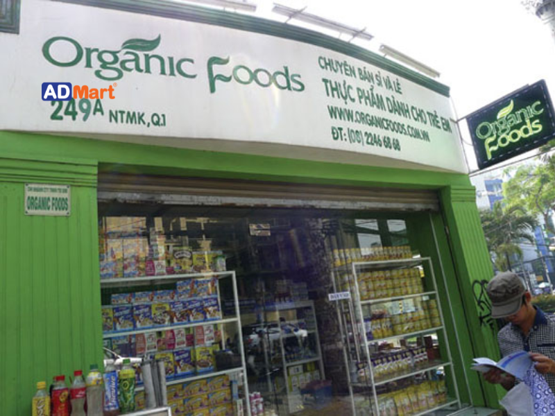 Một số lưu ý khi lựa chọn bảng hiệu cửa hàng organic
