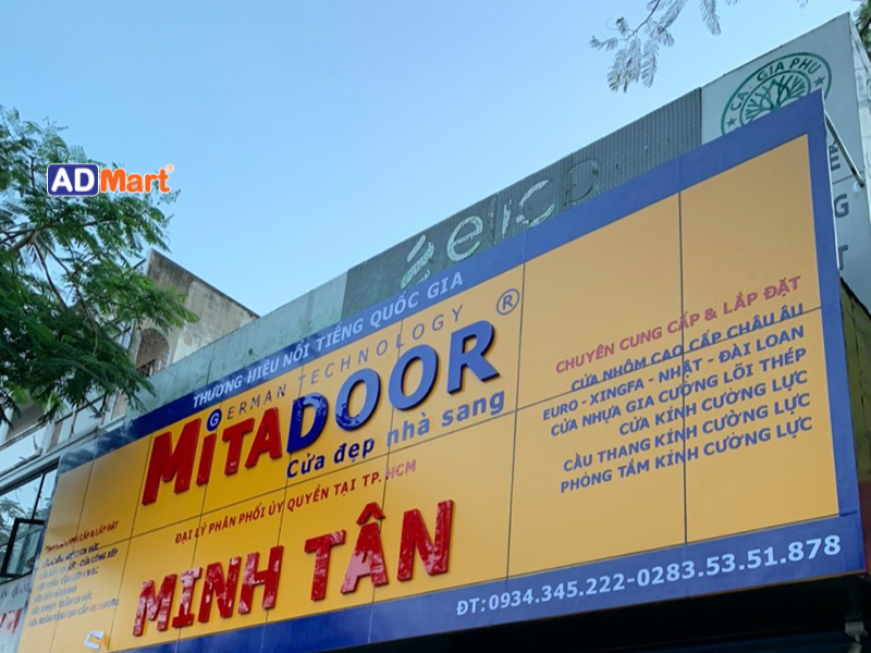 Yếu tố giúp bảng hiệu cửa nhôm bền đẹp