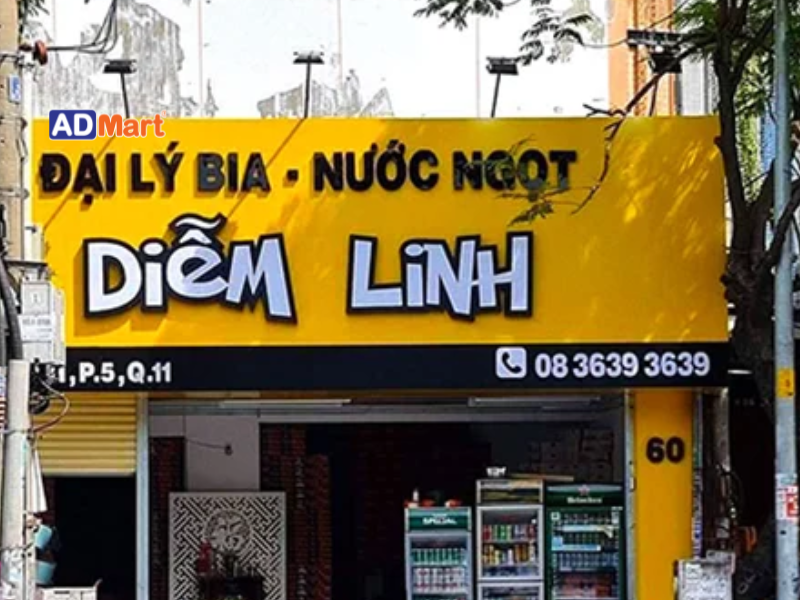 Bảng hiệu đại lý bia nước ngọt là gì? Một số mẫu bảng hiệu đại lý bia nước ngọt
