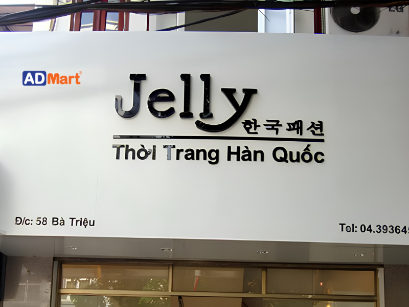 Vật liệu làm bảng hiệu đẹp đơn giản bền theo năm tháng