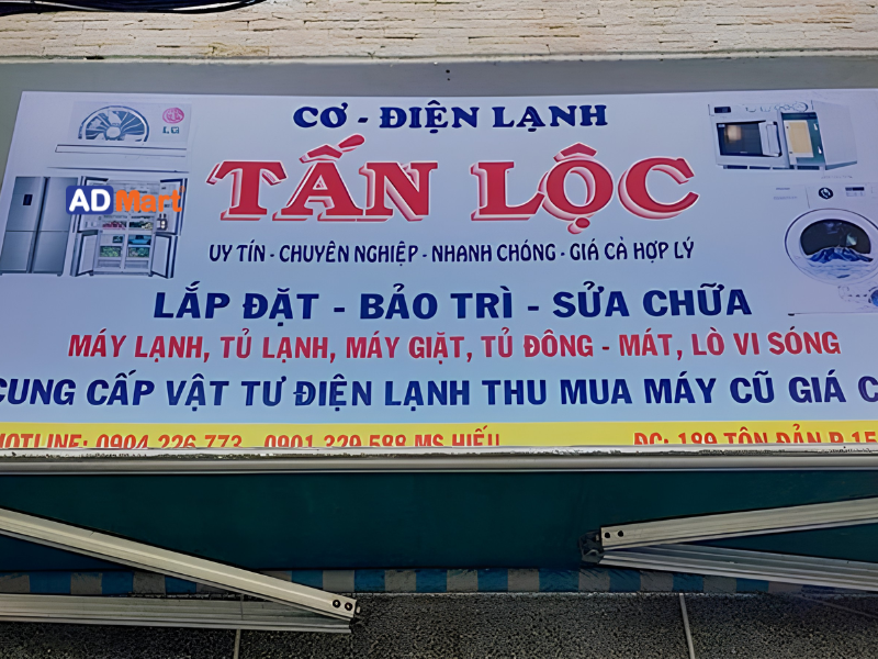 Những yếu tố cần có trên bảng hiệu điện cơ chất lượng