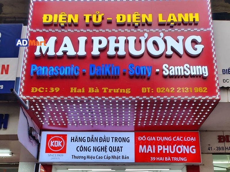 Bảng hiệu điện lạnh là gì?