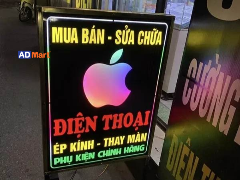 Ưu điểm của bảng hiệu điện thoại đứng