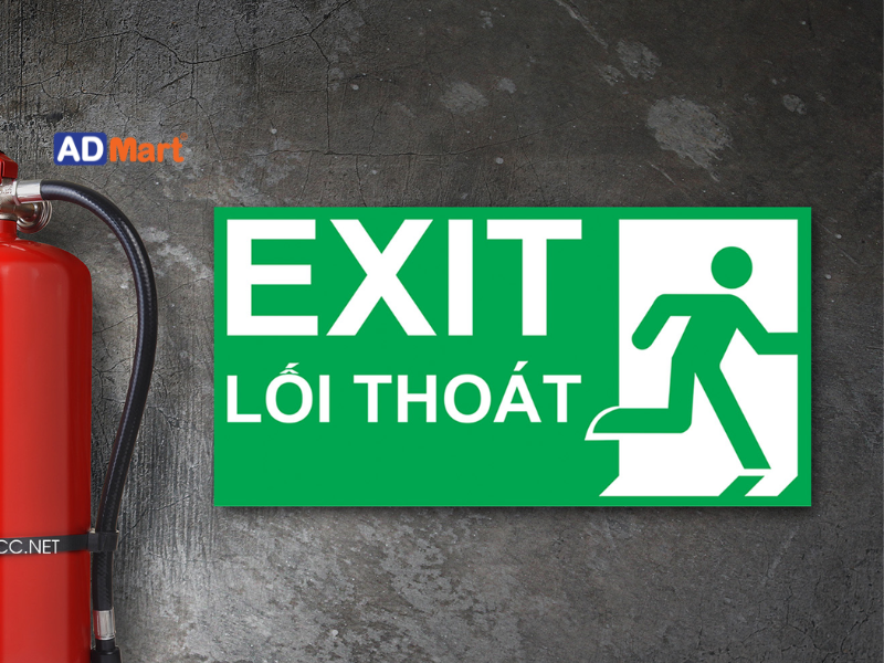 Bảng hiệu exit là gì? Tại sao nên sử dụng bảng hiệu exit?