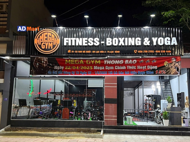 Bảng hiệu fitness là gì? Gợi ý một số mẫu bảng hiệu fitness 