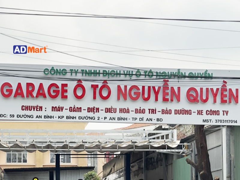 Các mẫu bảng hiệu garage được ưa chuộng hiện nay