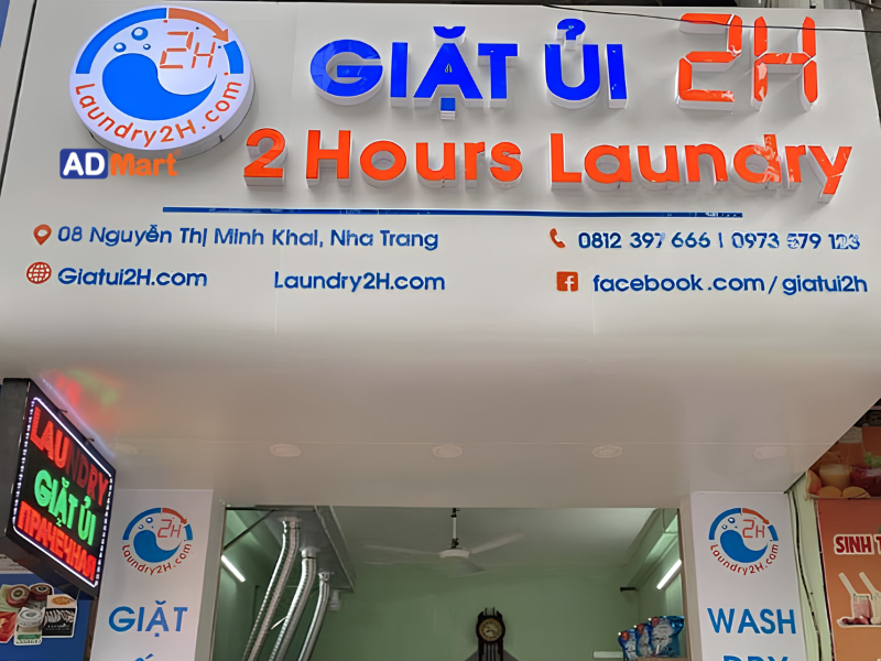 Bảng hiệu giặt sấy là gì? Một số mẫu bảng hiệu giặt sấy phổ biến và hiệu quả