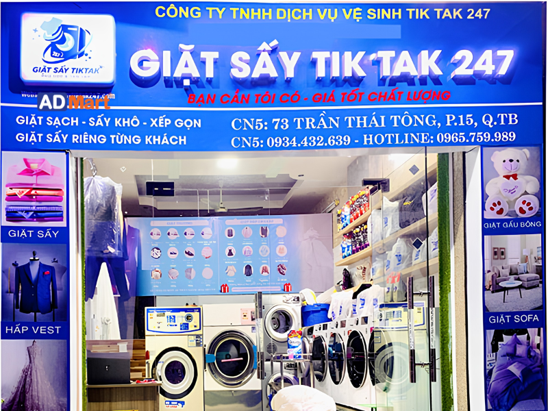 Bí quyết làm bảng hiệu giặt sấy thu hút khách