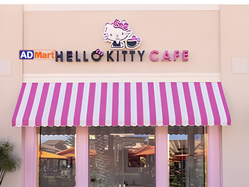 Vì sao bảng hiệu Hello Kitty được nhiều cửa hàng lựa chọn?
