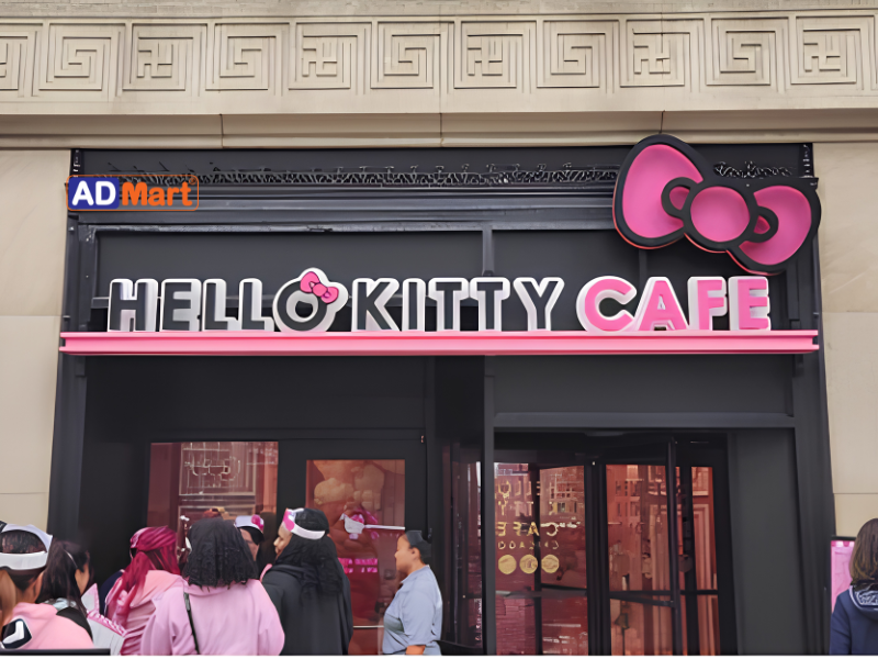 Bảng hiệu Hello Kitty: Mẫu đẹp, dễ nhận diện cho cửa hàng