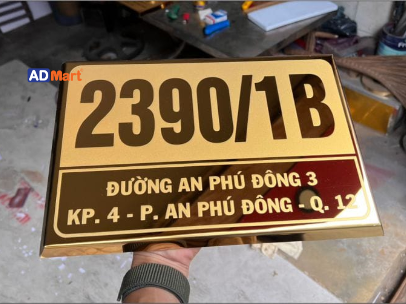 Ứng Dụng Của Bảng Hiệu Inox Vàng