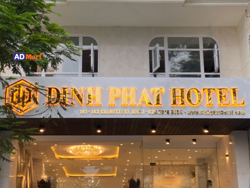 Ưu điểm khi sử dụng bảng hiệu khách sạn