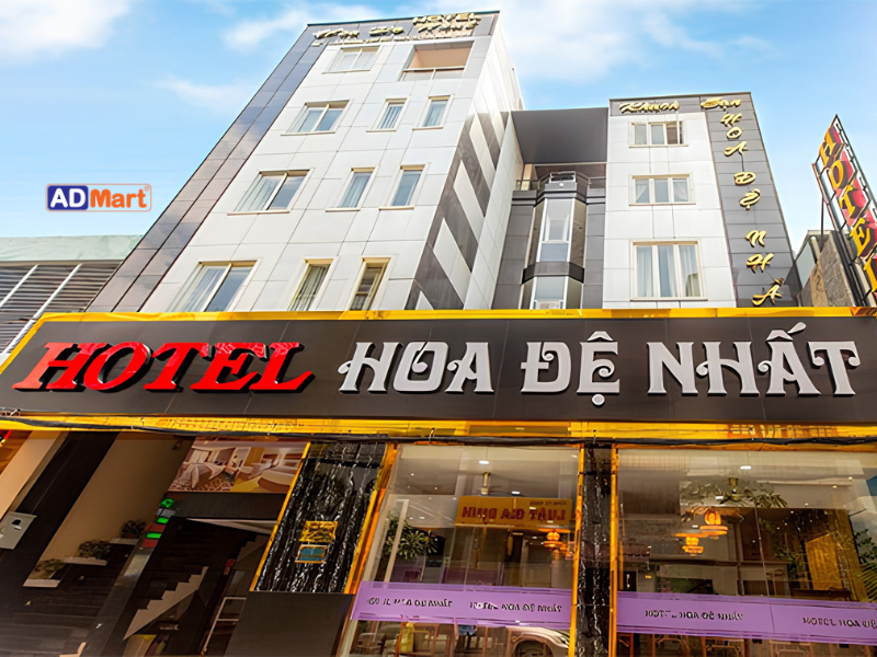 Mẫu bảng hiệu khách sạn đẹp, ấn tượng